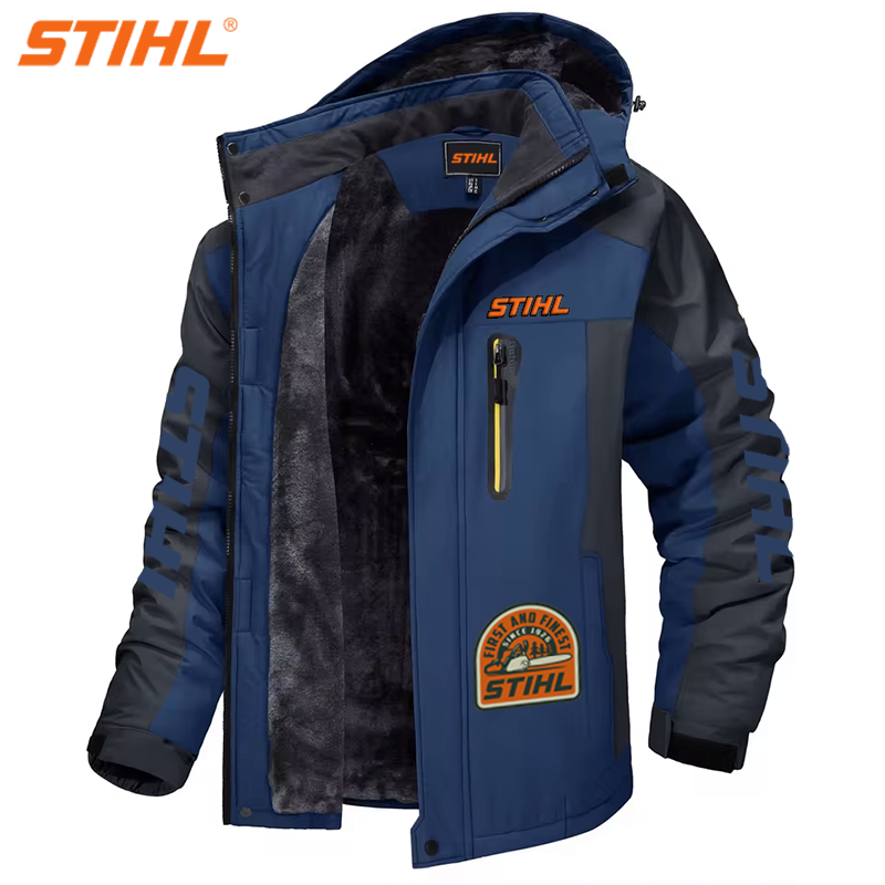 Jaqueta STIHL® 2025 quente, impermeável e corta-vento para outono/inverno, masculina e feminina