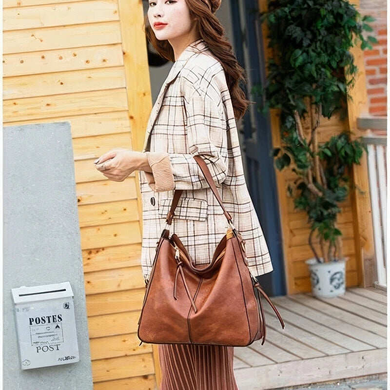 Két luxus bőr hobo táska készlet