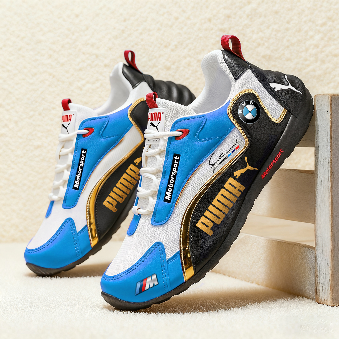 PUMA&BMW 2025 nyári új, lélegző férfi sportcipők