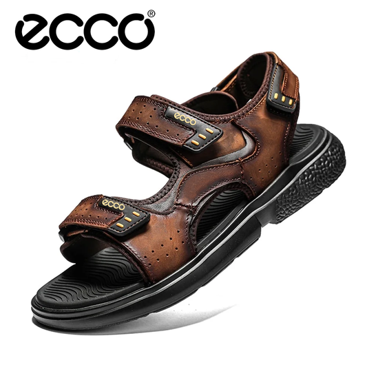 Természetes bőrből készült sportszandál tépőzáras rögzítéssel