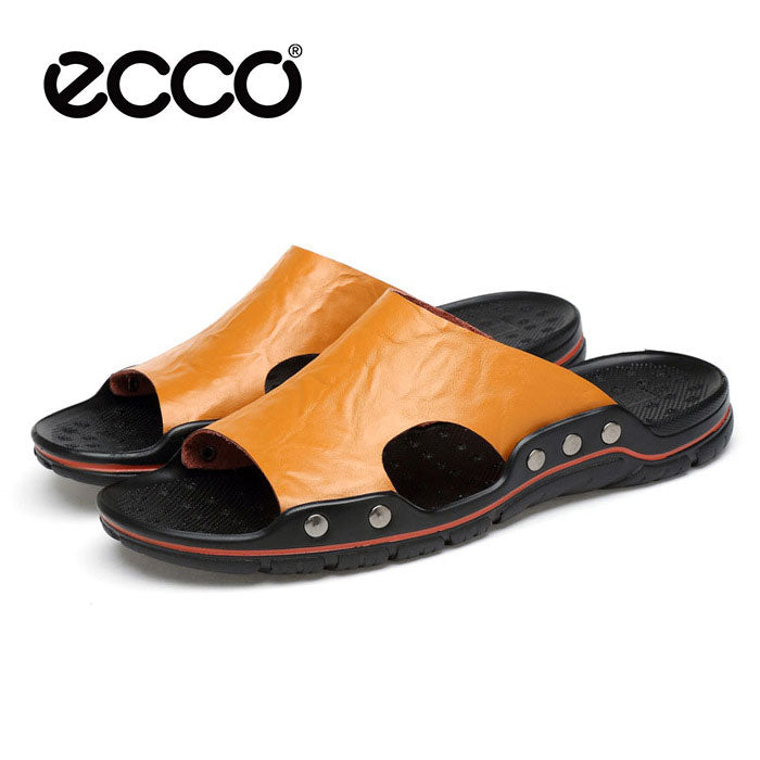 ECCO 2025 Nyári Férfi Bőr Szandál