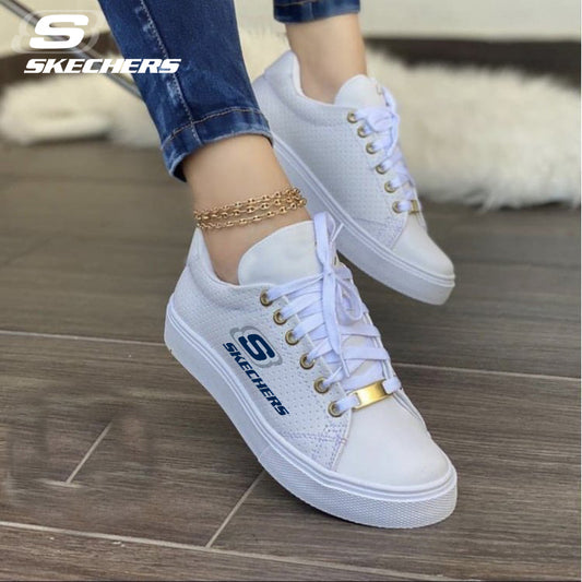 Skechers női alacsony szárú, könnyű, puha talpú, szabadtéri alkalmi cipők