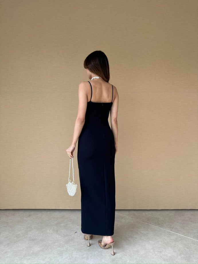 Vékony női ruha szexi hasított ruha