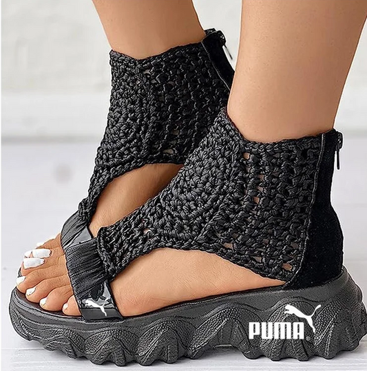 ✨A legújabb szuperpuha kötött ortopéd Puma szandálok 2025-ből