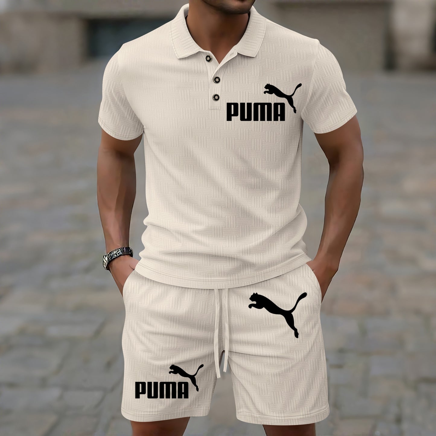 Puma 2 részes szabadidős rövidnadrág szett