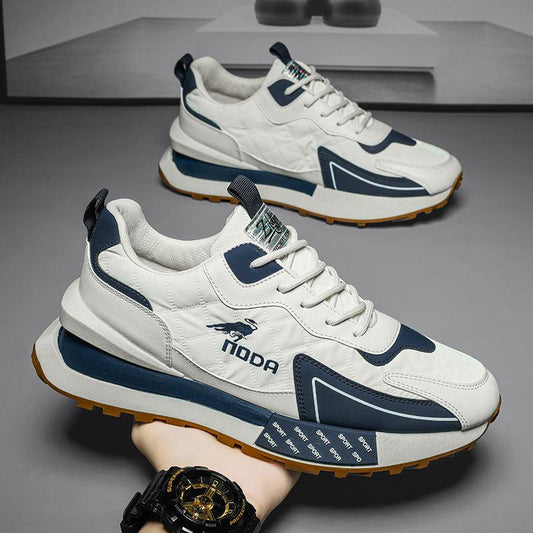 Férfi légáteresztő tornacipő fűzővel