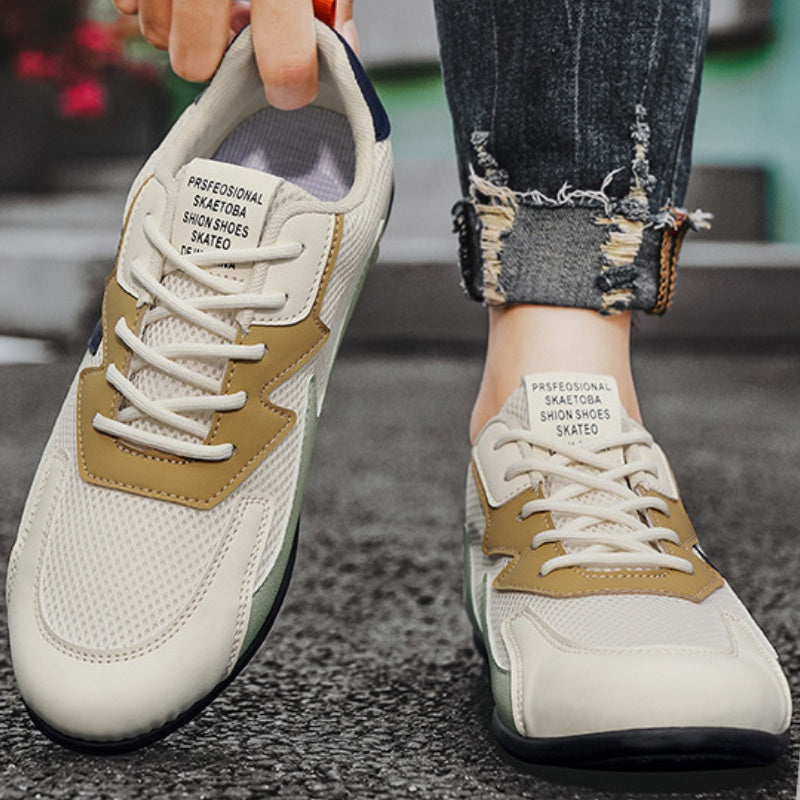 Férfi hétköznapi, légáteresztő hálós tornacipő (50% KEDVEZMÉNY)