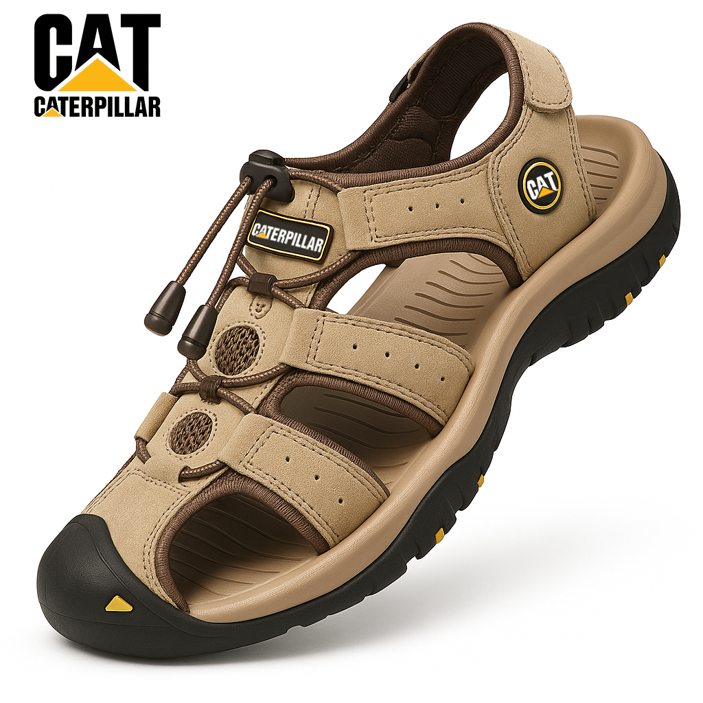 CAT® borjúbőr szandál lábujjvédelemmel