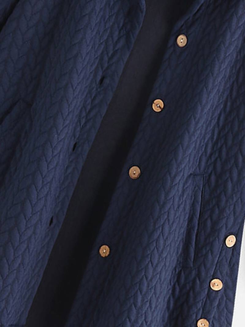 🔥2024-es új stílusos, meleg, pamut hosszú kabát kapucnival