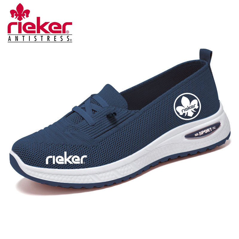 RIEKER@2025 új repülő szövött masszázsszandál