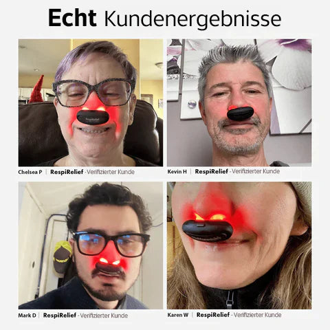 OVEALLGO™ AZONNALI LÉGLEGZŐSÉGI ORRTERÁPIÁS KÉSZÜLÉK VÖRÖS FÉNYEL