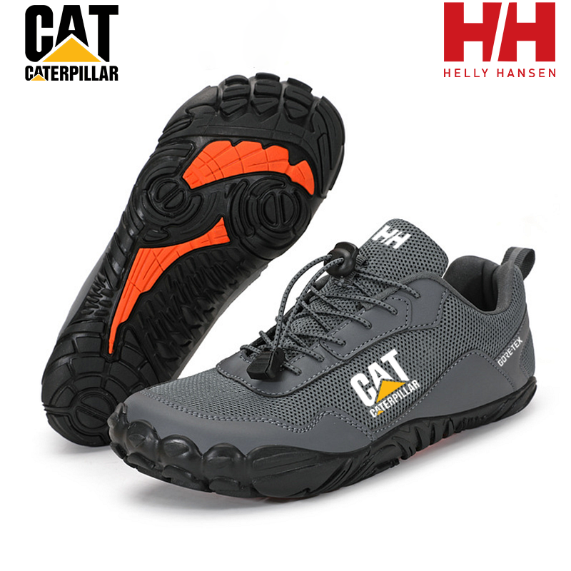 Značky CAT a Helly Hansen se spojily, aby vytvořily pánskou pracovní obuv, která je odolná proti propíchnutí, protiskluzová a voděodolná.