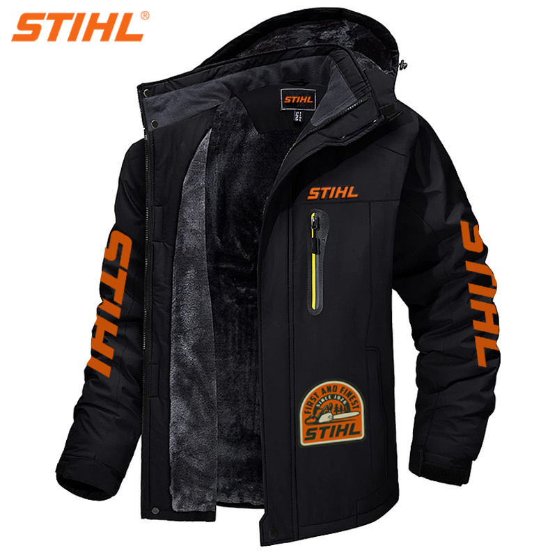 Jaqueta STIHL® 2025 quente, impermeável e corta-vento para outono/inverno, masculina e feminina