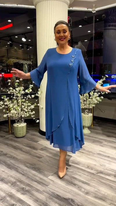 【S-5XL】❤️2024-es új, kiváló minőségű sifon ruha