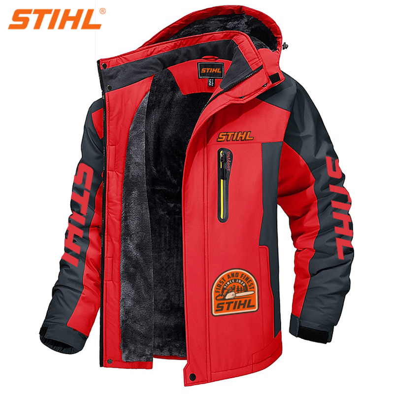 Jaqueta STIHL® 2025 quente, impermeável e corta-vento para outono/inverno, masculina e feminina