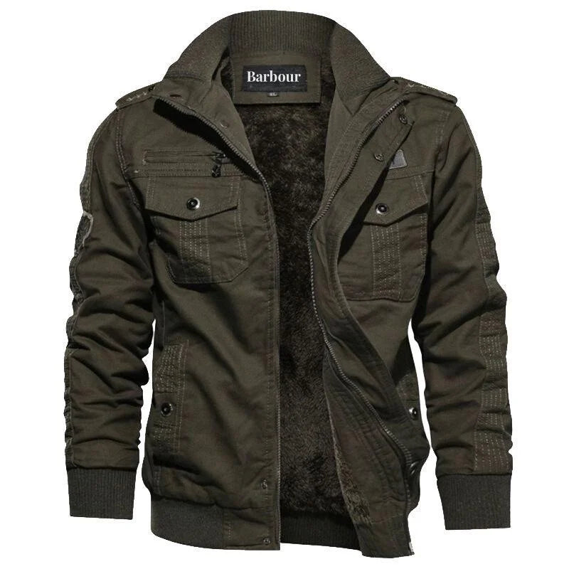 Barbour® férfi téli pamut katonai kabát
