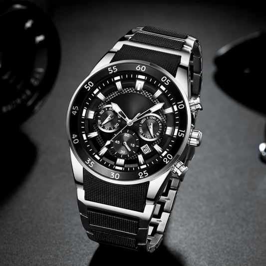 Férfi multifunkcionális vízálló kvarcóra