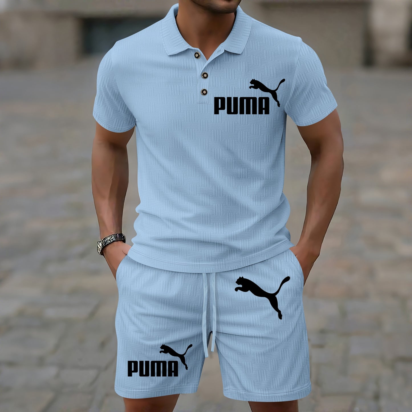 Puma 2 részes szabadidős rövidnadrág szett