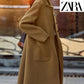ZARA®🐑Damski wełniany płaszcz