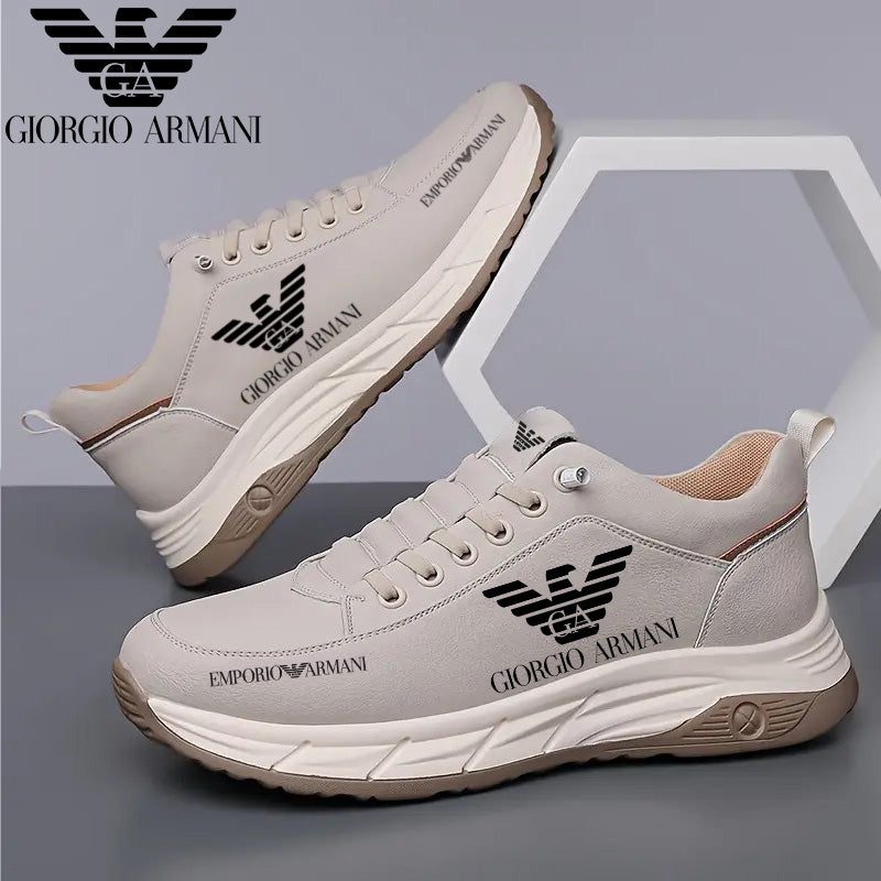 Új 2025-ös Armani férfi bőrcipők