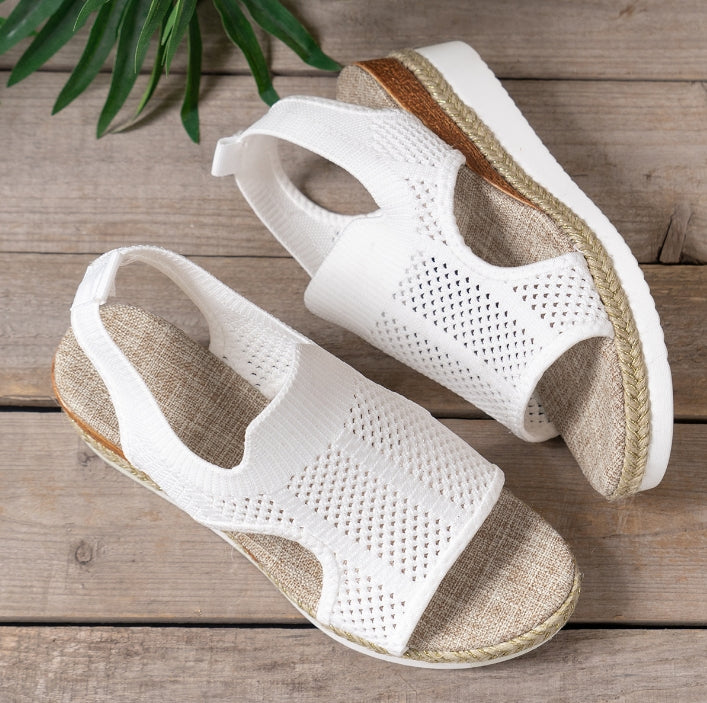 2024-es prémium női elasztikus ékszandál