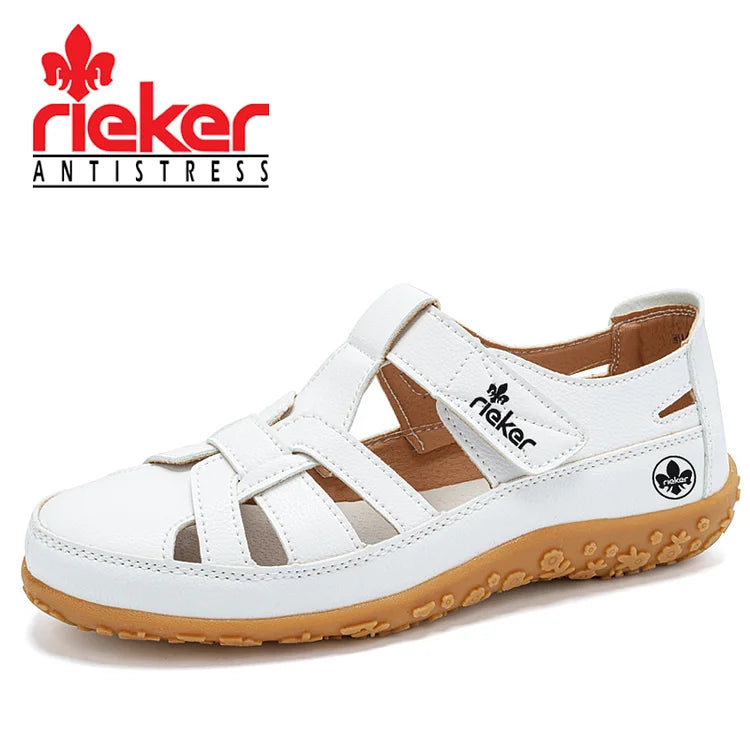 RIEKER®2025 új, puhatalpú, hétköznapi, üreges szandál