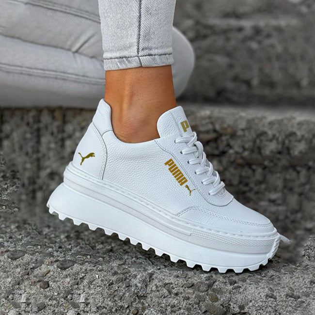 2025-ös PUMA® női valódi bőr tornacipő