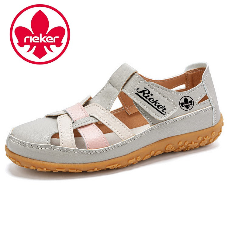 Rieker® női ortopéd szandál bőrből - Új modell kényelmes tartást és légáteresztő kialakítást kínál
