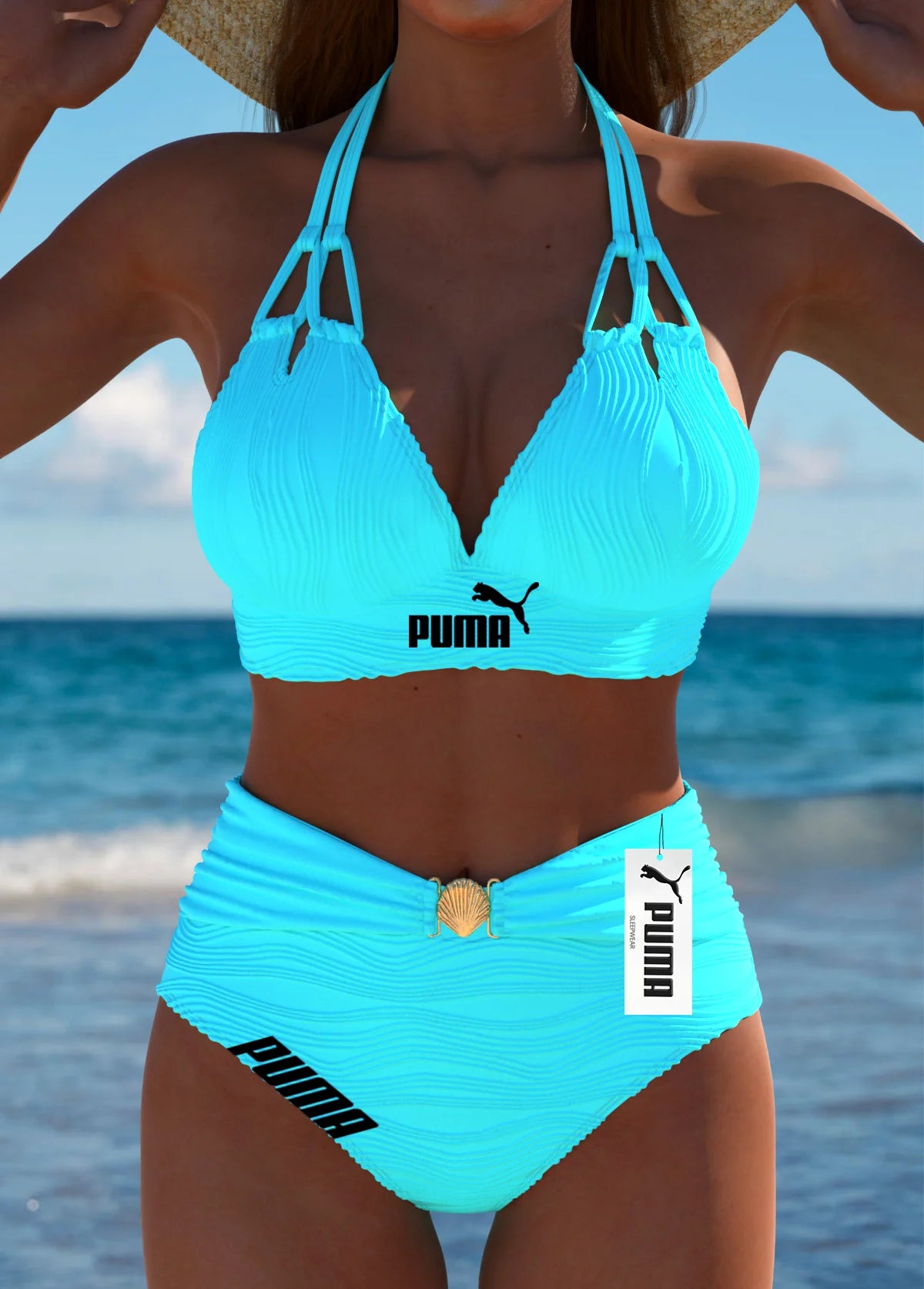 PUMA-Közepes derekú bikiniszett 2025