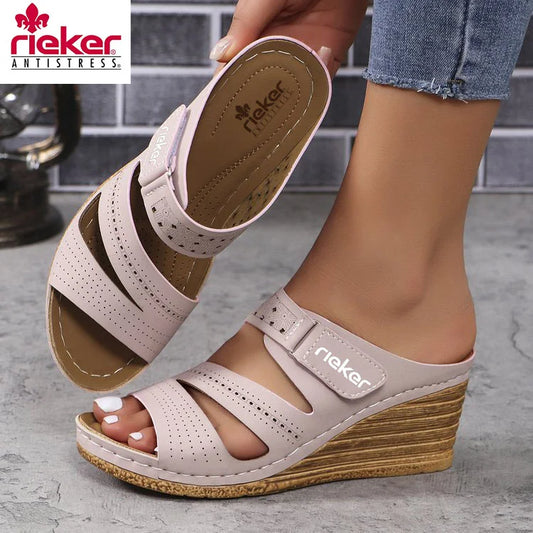 RIEKER@2025 Új elegáns retró korrekciós szandálok