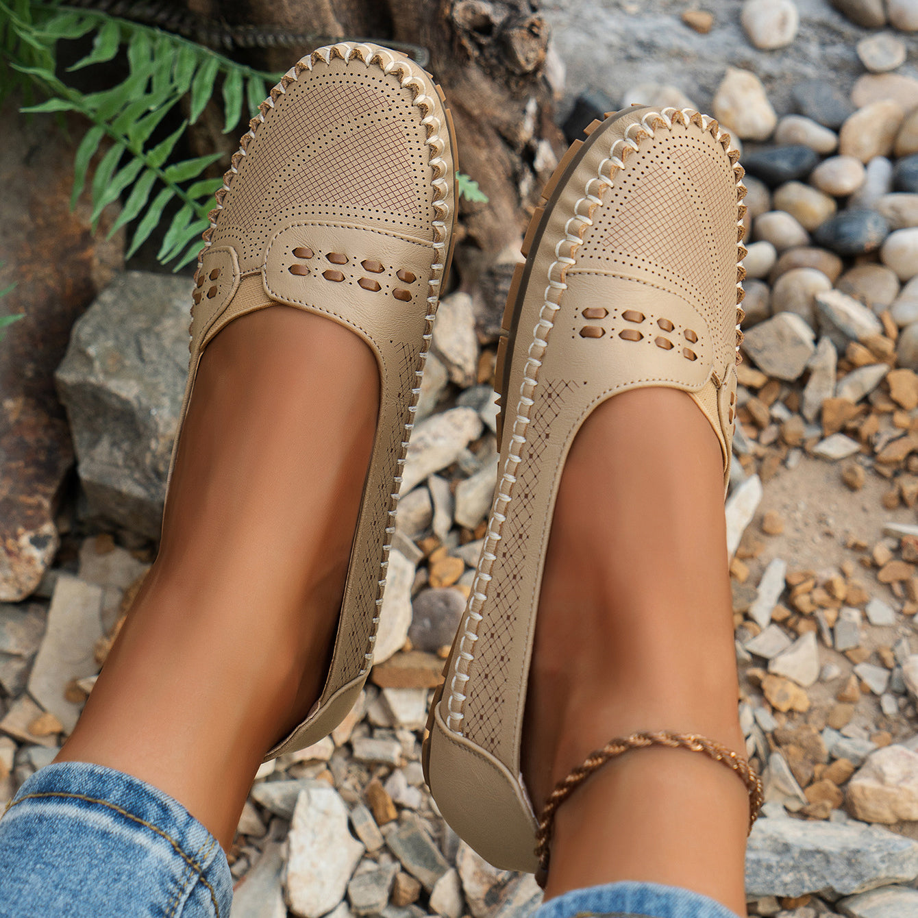 🔥 Szent nap 50% kedvezmény 🔥 Lapos ortopéd női cipők, könnyű, csúszásmentes, légáteresztő