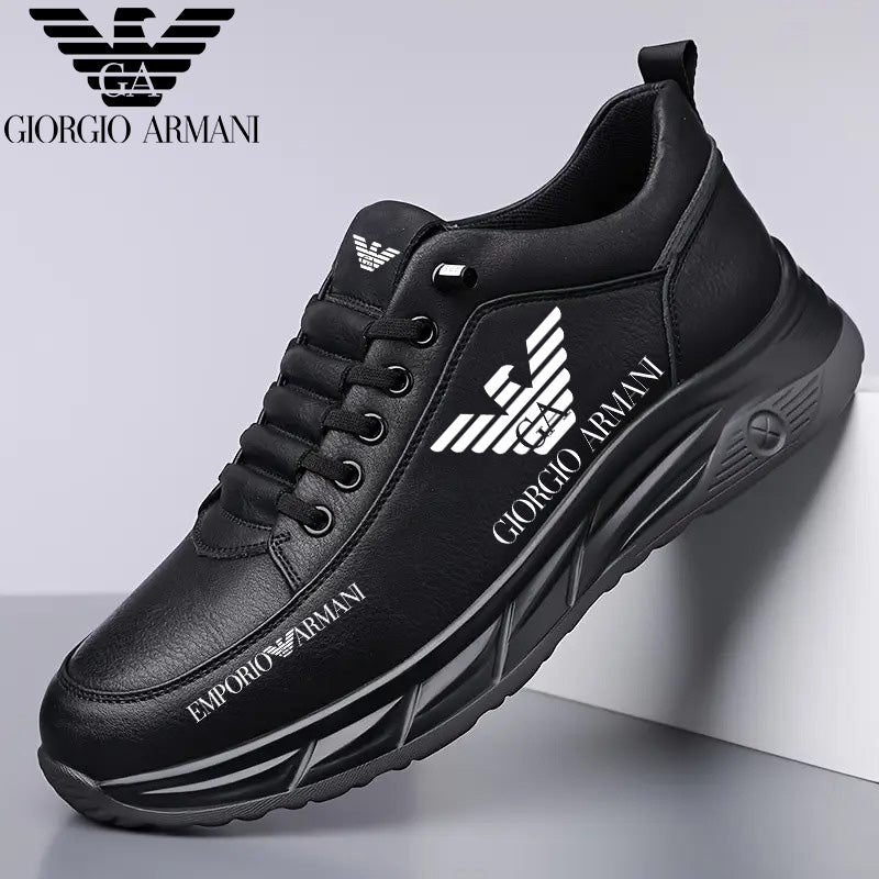 Új 2025-ös Armani férfi bőrcipők