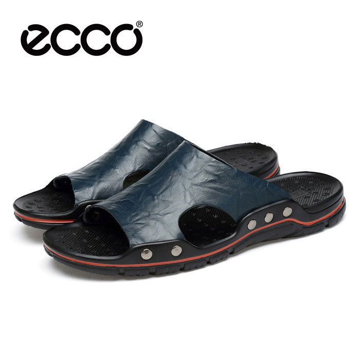 ECCO 2025 Nyári Férfi Bőr Szandál