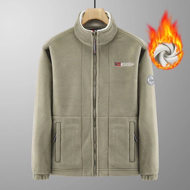 🎄🎅Norway® meleg kétrétegű gyapjúkabát