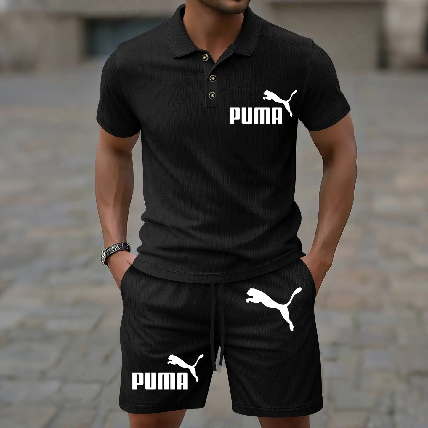 Puma 2 részes szabadidős rövidnadrág szett