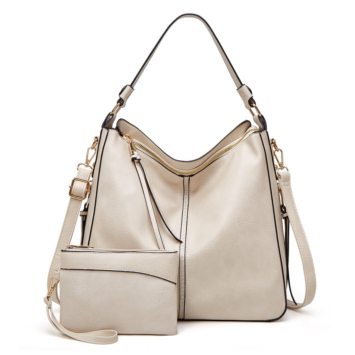 🔥Már csak 10 darab van🔥Luxus csavargó stílusú bőr lopásgátló táska + pénztárca