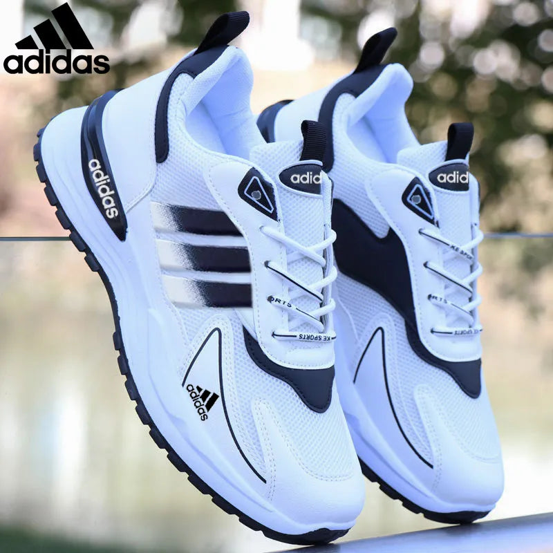 Új, tavaszi, lélegző Adidas férfi sportcipő