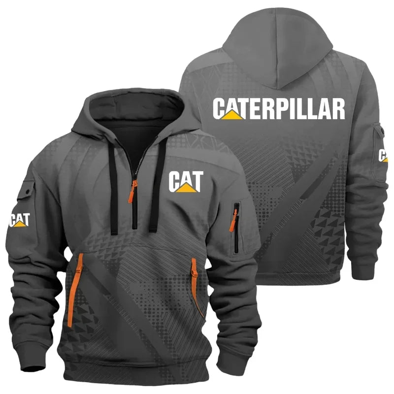 Új férfi GORE-TEX kapucnis pulóver a CAT-től – meleg, vízálló, kültéri, praktikus