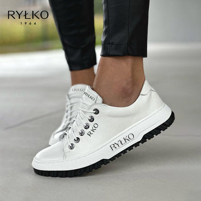 RYŁKO®FEHÉR BŐR LAPOS tornacipő