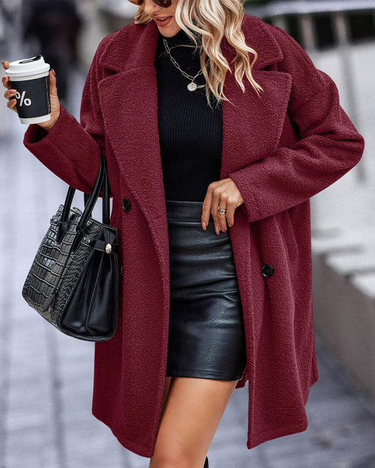 Hosszú mackó kabát