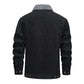 Men's Denim Corduroy Jacket with Wool Lining