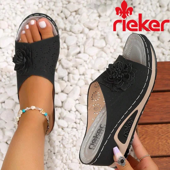 Új női, kézzel varrott Rieker® ortopéd szandál