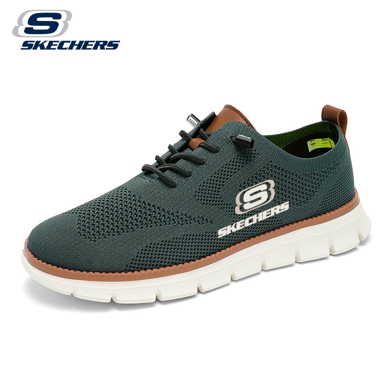 Új Skechers könnyű, fűzős mokaszinok, lezserek, lélegzőek és repülők