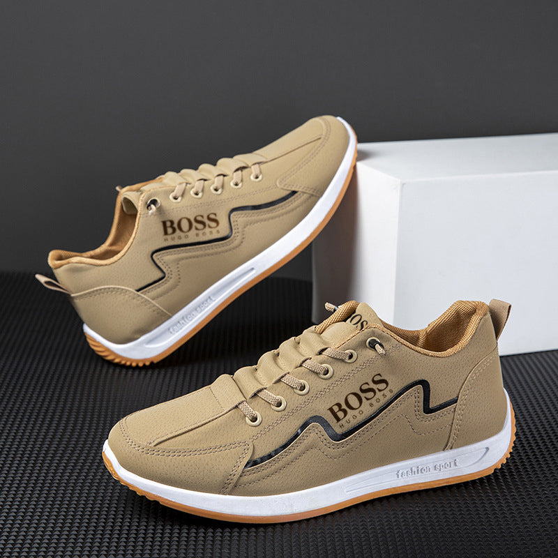 BOSS outono respirável novo casual all-match sapatos casuais antiderrapantes