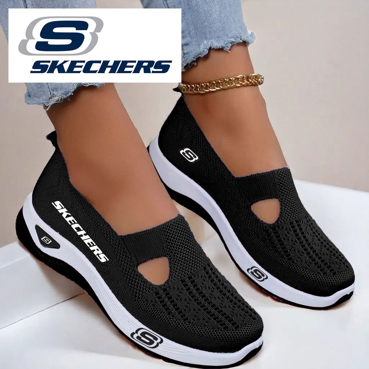 SKECHERS® legjobb ortopéd masszázscipő nőknek 2025 #SK01