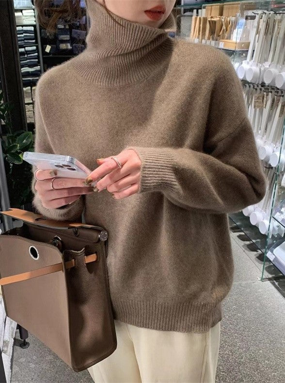 Puha tapintású, bő pulóver