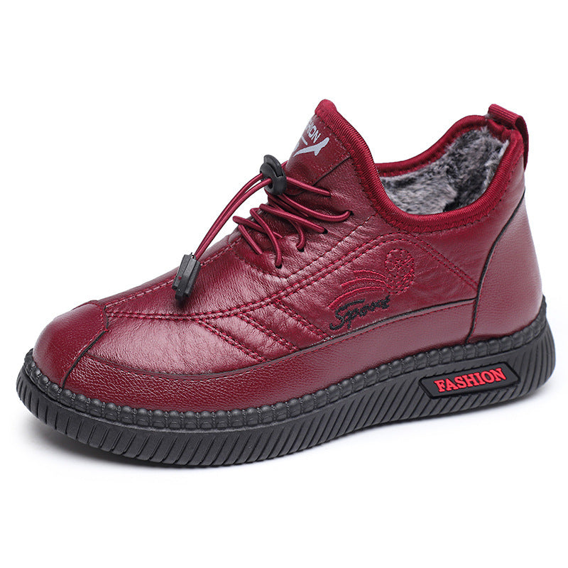 🥾 ÚJ ŐSZI-TÉLI PAMUT BŐR CIPŐK