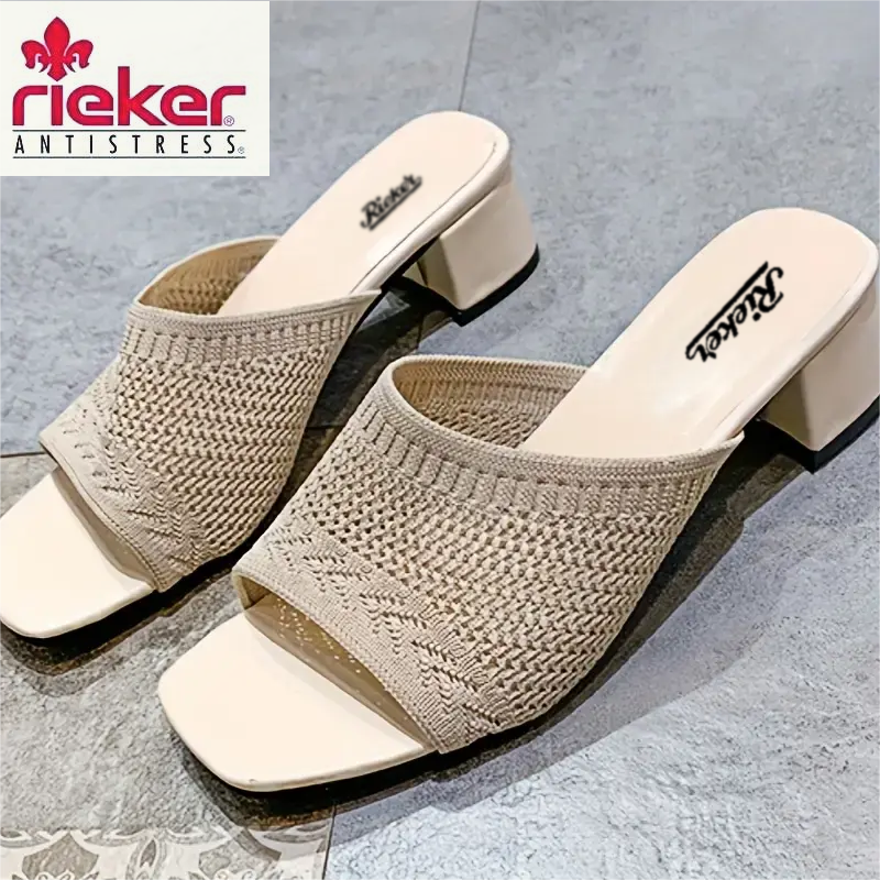 Rieker női szőtt balettcipők