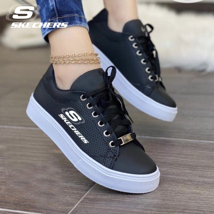 Skechers női alacsony szárú, könnyű, puha talpú, szabadtéri alkalmi cipők