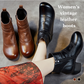 Šimtas 2024 m. naujų retro moteriškų odinių batų